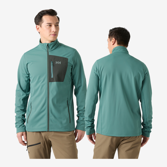 HELLY HANSEN m jopica 49604 494 VERSALITE FLEECE JACKET opal green