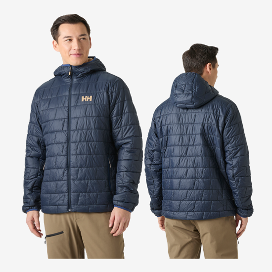 HELLY HANSEN m jakna 63455 597 LIFALOFT HOODED INSULATOR navy