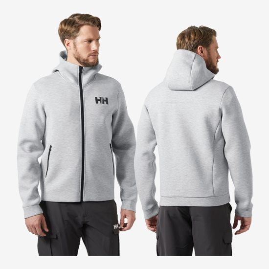 HELLY HANSEN m jopica 34264 949 HP OCEAL SAILING FULL-ZIP JACKET 2.0 grey melange