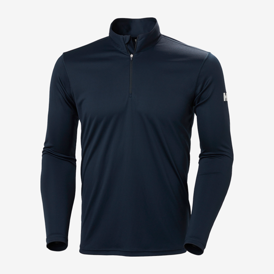 HELLY HANSEN m majica 49583 597 HH TECH 1/2 ZIP 2.0 navy