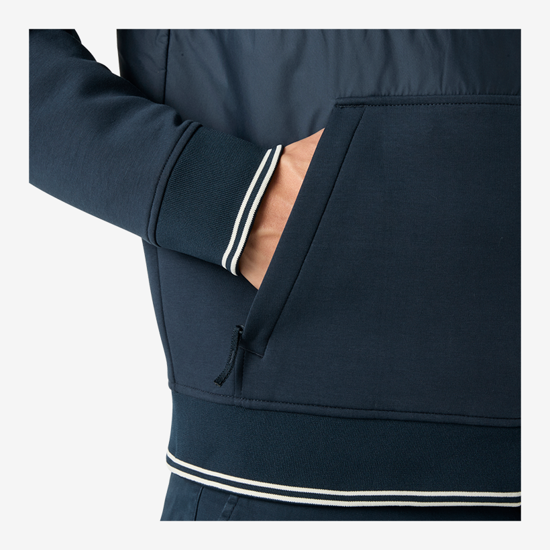 HELLY HANSEN m jopica 54649 597 KOSTER HYBRID FULL-ZIP HOODIE navy