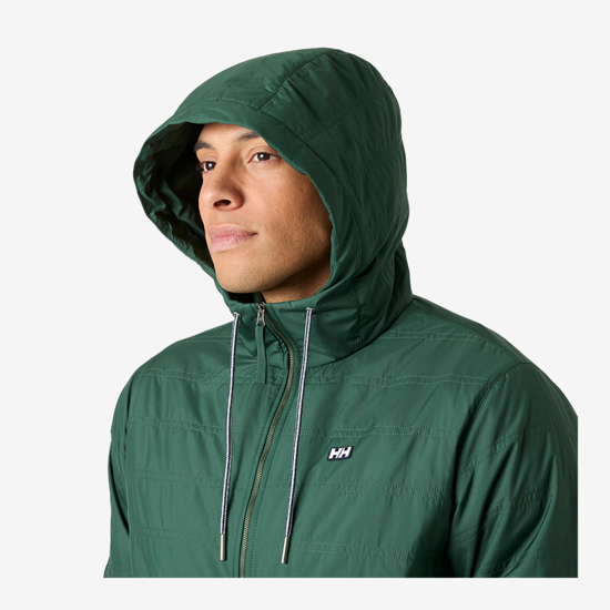 HELLY HANSEN m jopica 54649 390 KOSTER HYBRID FULL-ZIP HOODIE jungle green