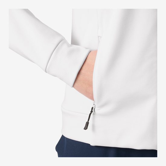 HELLY HANSEN ž jakna 34604 001 CREW FLEECE JACKET white