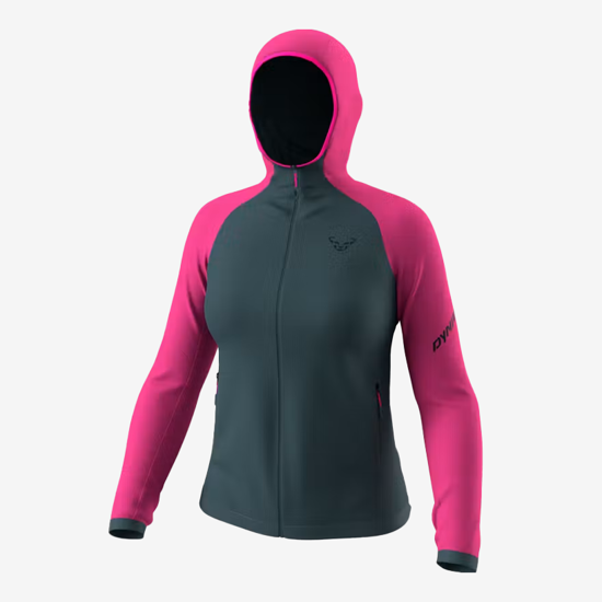 DYNAFIT ž jopica 72113 6551 RADICAL POLARTEC HOODED JACKET flamingo