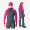 DYNAFIT ž jopica 72113 6551 RADICAL POLARTEC HOODED JACKET flamingo