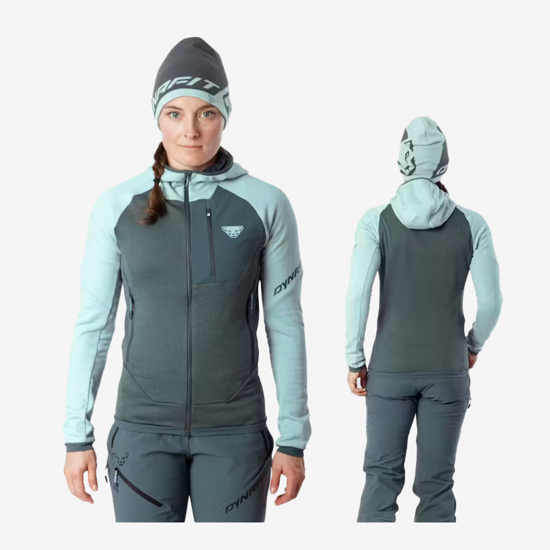 DYNAFIT ž jopica 72117 3181 RADICAL WOOL HOODED JACKET cloud blue