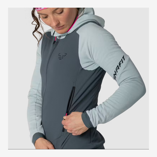 DYNAFIT ž jopica 71971 3181 BLACKLIGHT THERMAL HOODED JACKET cloud blue