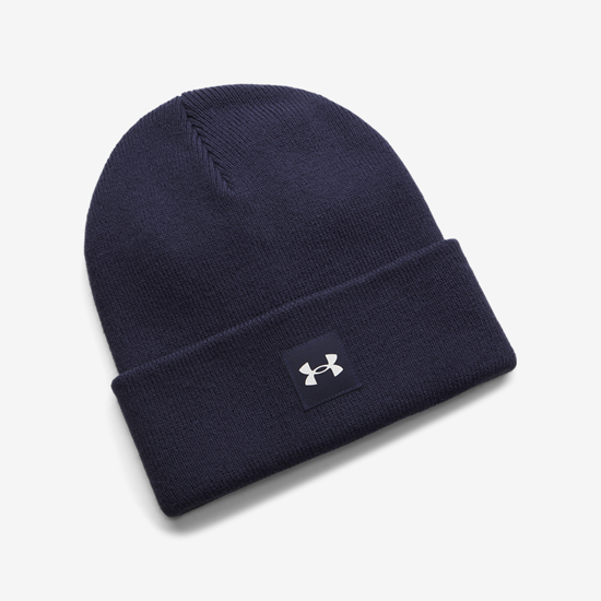 UNDER ARMOUR kapa 1373155-411 HALFTIME CUFF BEANIE midnight navy white