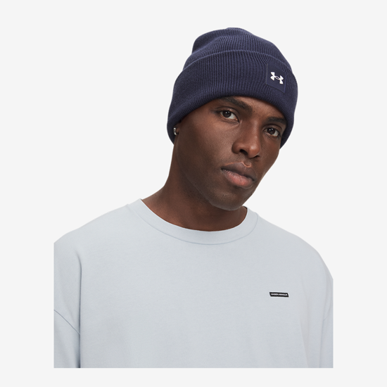 UNDER ARMOUR kapa 1373155-411 HALFTIME CUFF BEANIE midnight navy white