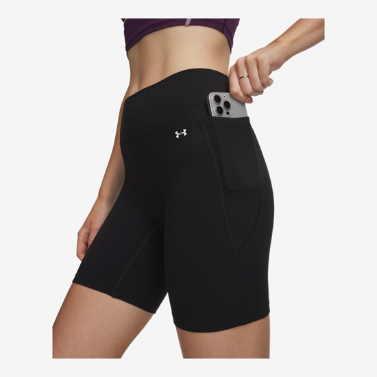 UNDER ARMOUR ž hlače 6013789-008 UA MOTION BIKE SHORTS ultimate black castlerock