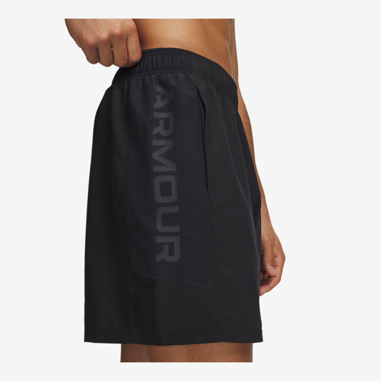 UNDER ARMOUR m hlače 6013799-001 TECH UTILITY SHORTS black steel