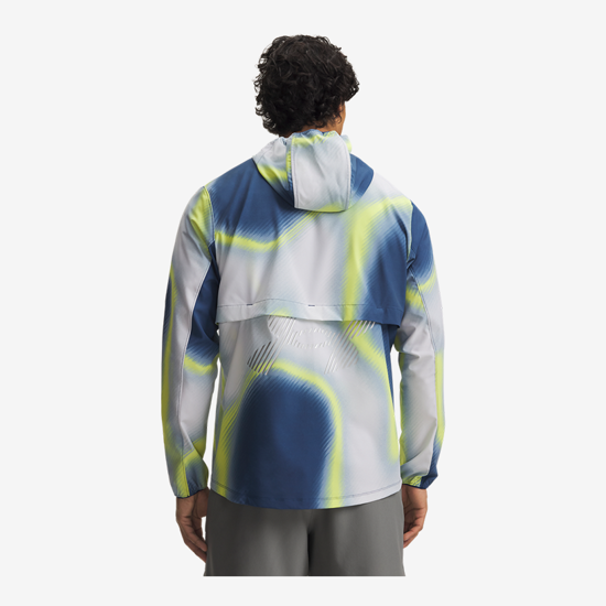 UNDER ARMOUR m jakna 6015106-997 VELOCITI STORM JACKET blackout navy high vis yellow silver reflective