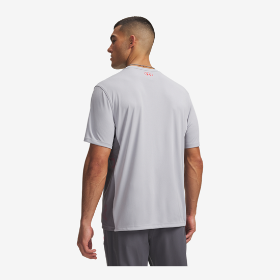 UNDER ARMOUR m majica 6013801-011 TECH UTILITY SHORT SLEEVE mod gray racer red