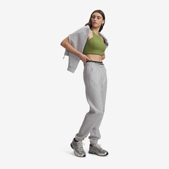 UNDER ARMOUR ž hlače 6013521-011 UNSTOPPABLE FLEECE GYM PANTS mod gray light heather mod gray