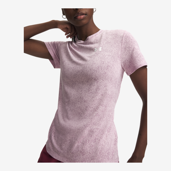 UNDER ARMOUR ž majica 6012302-647 TECH PIXELATE SHORT SLEEVE prime pink white