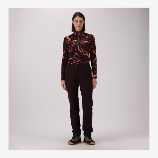 CMP ž hlače 34T2226 C595 WOMAN PANT black berry