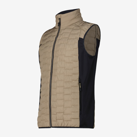 CMP m brezrokavnik 35Z2807 P719 HYBRID VEST WITH PRIMALOFT® BLACK THERMOPLUME® PADDING teak