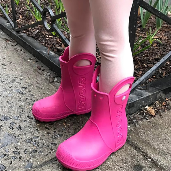 CROCS handle it rain boot 12803 candy pink