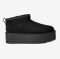 UGG ž škornji CLASSIC ULTRA MINI PLATFORM black
