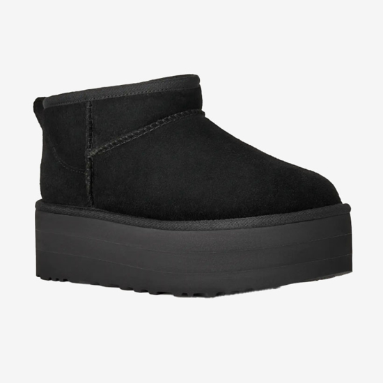 UGG ž škornji 1135092 CLASSIC ULTRA MINI PLATFORM black