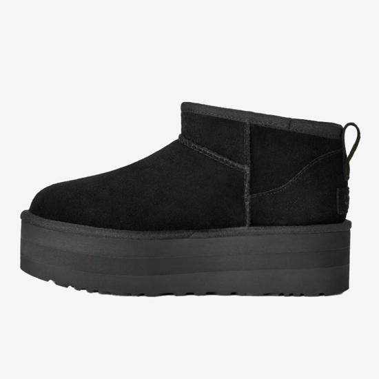 UGG ž škornji 1135092 CLASSIC ULTRA MINI PLATFORM black