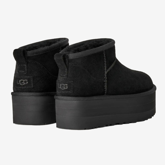 UGG ž škornji 1135092 CLASSIC ULTRA MINI PLATFORM black