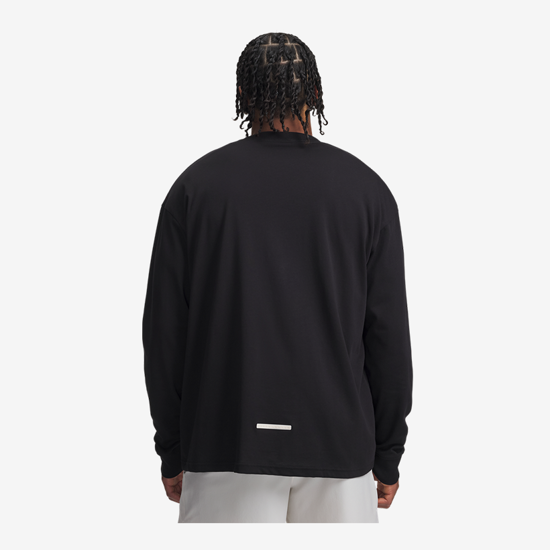 UNDER ARMOUR m majica 6013621-008 HEAVYWEIGHT UNSTOPPABLE LONG SLEEVE ultimate black highland buff
