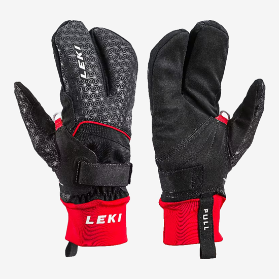 LEKI odr tekaške rokavice 64390560 NORDIC CIRCUIT SHARK LOBSTER 2+2 black red