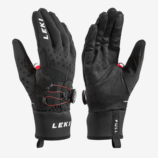 LEKI odr tekaške rokavice 64990130 NORDIC TUNE SHARK BOA TH black