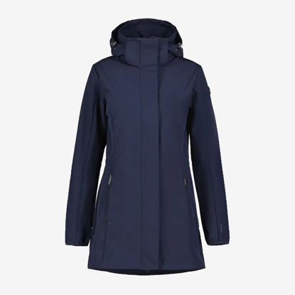 LUHTA ž plašč 2 32430384L 390 ILONIEMI dark blue