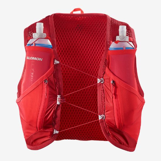 SALOMON nahrbtnik z bidonom 21775 ACTIVE SKIN 12 SET red daliah high risk red