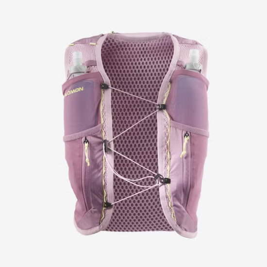 SALOMON nahrbtnik z bidonom  28613 ACTIVE SKIN 12 SET dawn pink dusky orchid butterfly