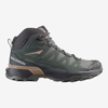 SALOMON ž pohodni čevlji  478650 X ULTRA 360 MID GTX sedona sage/urban chic/etherea