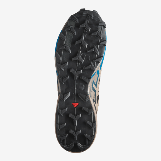SALOMON m trail copati 454023 SPEEDCROSS 6 GTX black desert tan mykonos blue
