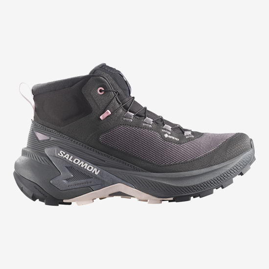 SALOMON ž pohodni čevlji 454097 GENESIS MID GTX black dawn pink lilac ash