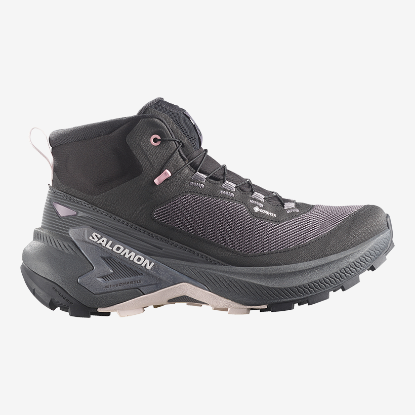SALOMON ž pohodni čevlji 454097 GENESIS MID GTX black dawn pink lilac ash
