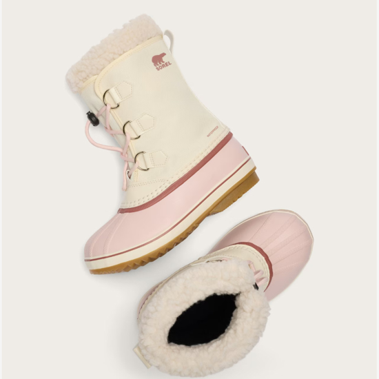 SOREL otr škornji NC5382 117 LITTLE KIDS YOOT  PAC™ NYLON WATERPROOF snow pink salt