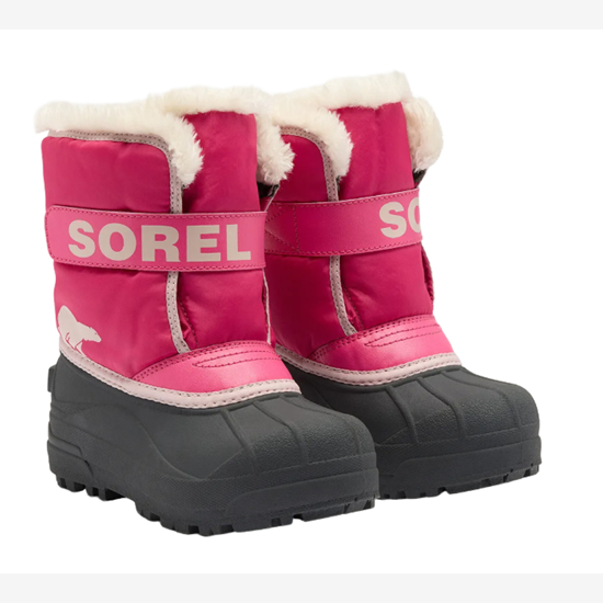 SOREL otr škornji NC5379 693 SNOW COMMANDER™ ultra pink, pink salt
