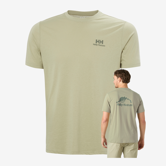 HELLY HANSEN m majica 63500 463 NORD GRAPHIC T-SHIRT light lav