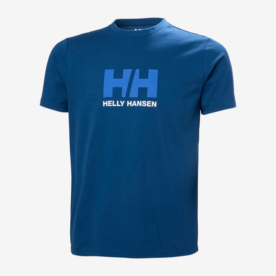 HELLY HANSEN m majica 54596 507 HH LOGO T-SHIRT 3.0 dark blue