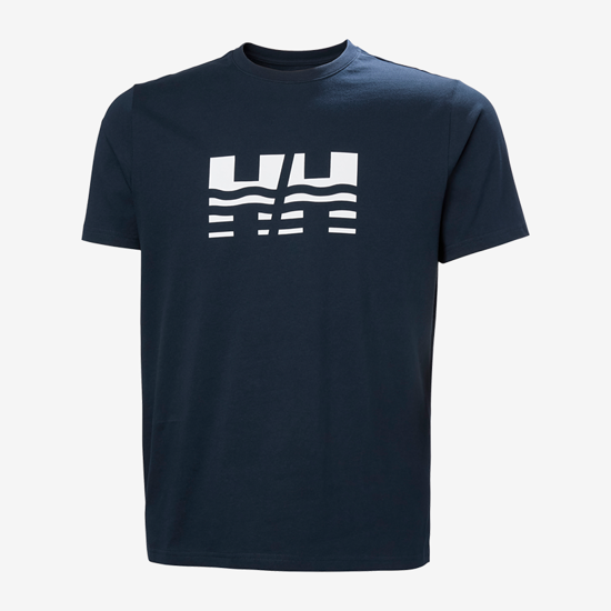 HELLY HANSEN m majica 54599 595 CORE GRAPHIC T-SHIRT 2.0 navy