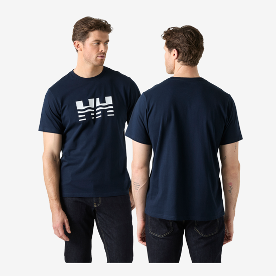 HELLY HANSEN m majica 54599 595 CORE GRAPHIC T-SHIRT 2.0 navy