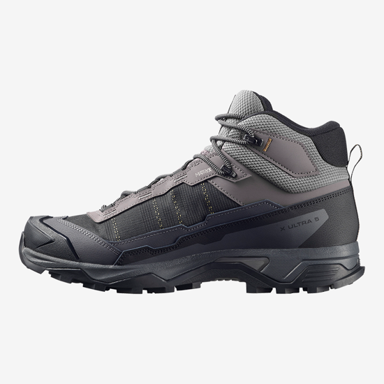 SALOMON m pohodni čevlji 491037 X ULTRA 5 MID GTX dark gull gray/asphalt/willow