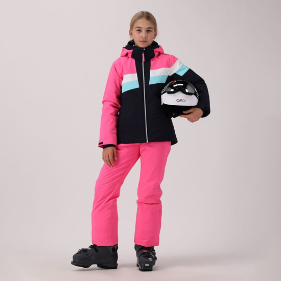 CMP otr smučarski komplet 34W4815 B432 KID TWILL SET glow pink