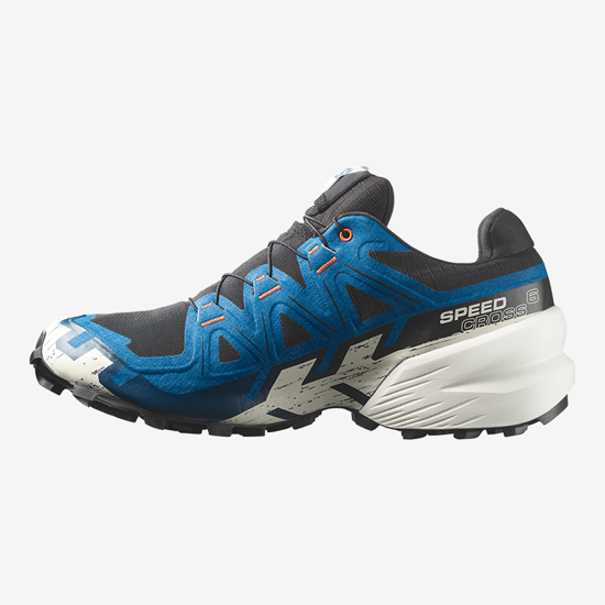 SALOMON m trail copati 454022 SPEEDCROSS 6 GTX black/mykonos blue/vanilla ice