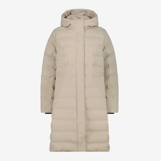 CMP ž plašč 35K3676 P220 LONG PADDED DOWN JACKET WITH HOOD kaki