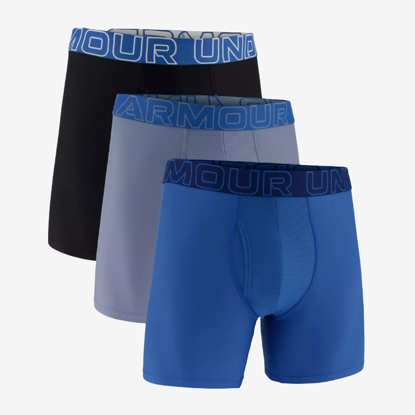 UNDER ARMOUR m spodnje hlače 1383878-448 PERFORMANCE TECH 3-PACK blue wind black