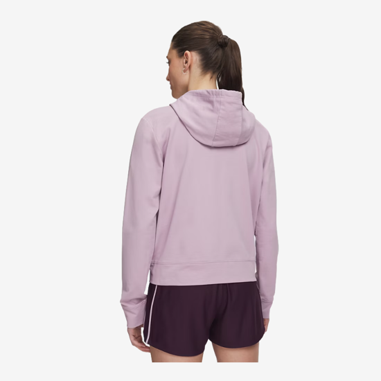 UNDER ARMOUR ž jopica 6011017-698 SPORT TERRY FULL ZIP mauve pink white