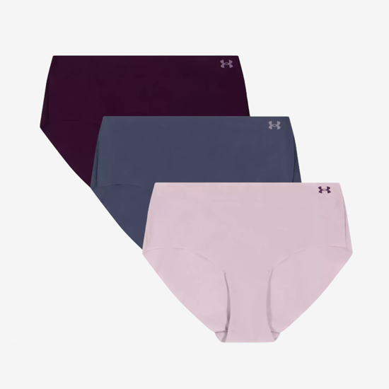 UNDER ARMOUR  ž spodnje perilo 1383895-698 PURE STRETCH 3-PACK HIPSTER mauve pink