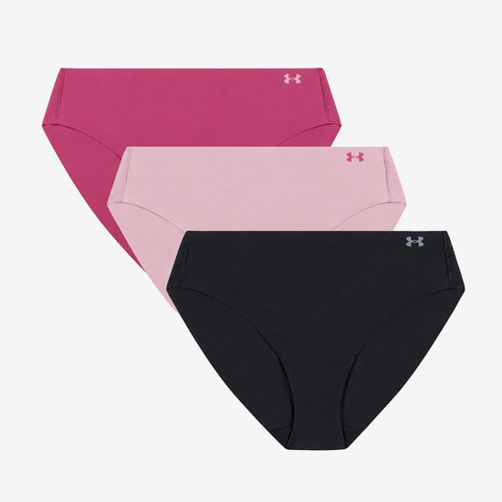 UNDER ARMOUR  ž spodnje perilo 1383897-637 PURE STRETCH 3-PACK BIKINI pink frenzy